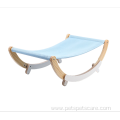 Cat Hammock Pet Rest Rocking Bed Solid Wood